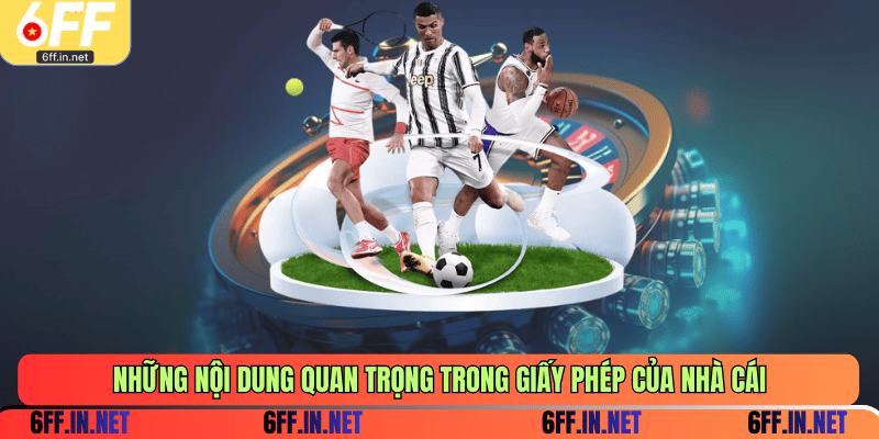 Những nội dung quan trọng trong giấy phép của nhà cái